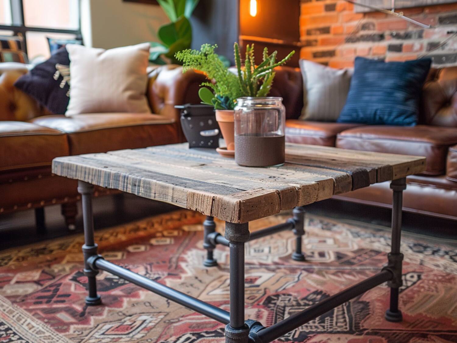 Jak stworzyć industrialny stolik kawowy z odzyskanych materiałów