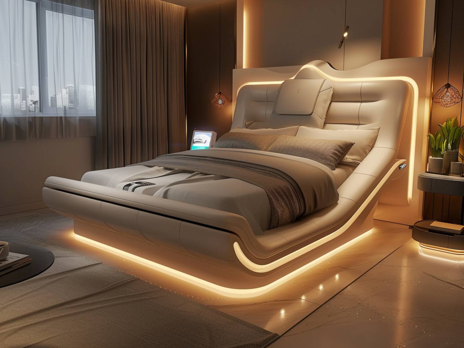 Łóżka kontynentalne z funkcją masażu – luksusowy wybór dla każdego