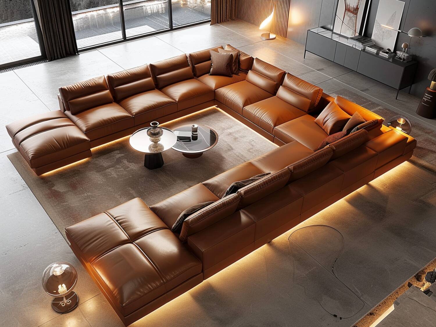 Najlepsze meble tapicerowane do dużych salonów.