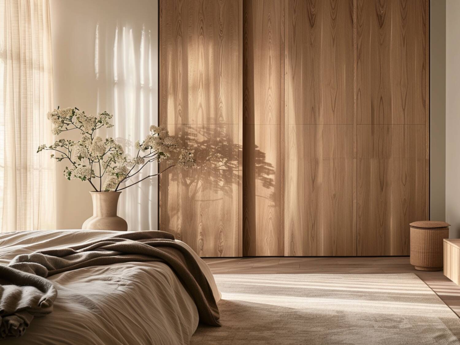 10 inspiracji na renowację szaf w stylu japandi.