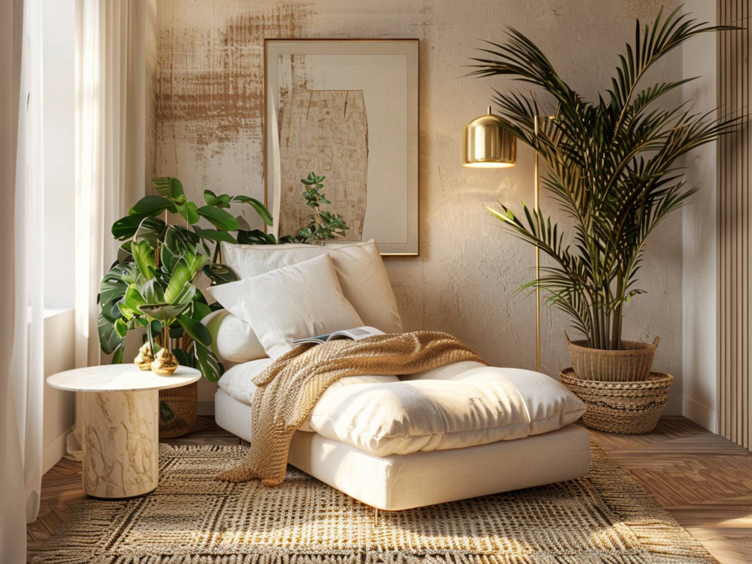 Jak dopasować meble wykonane z naturalnych materiałów do wnętrz w stylu glamour