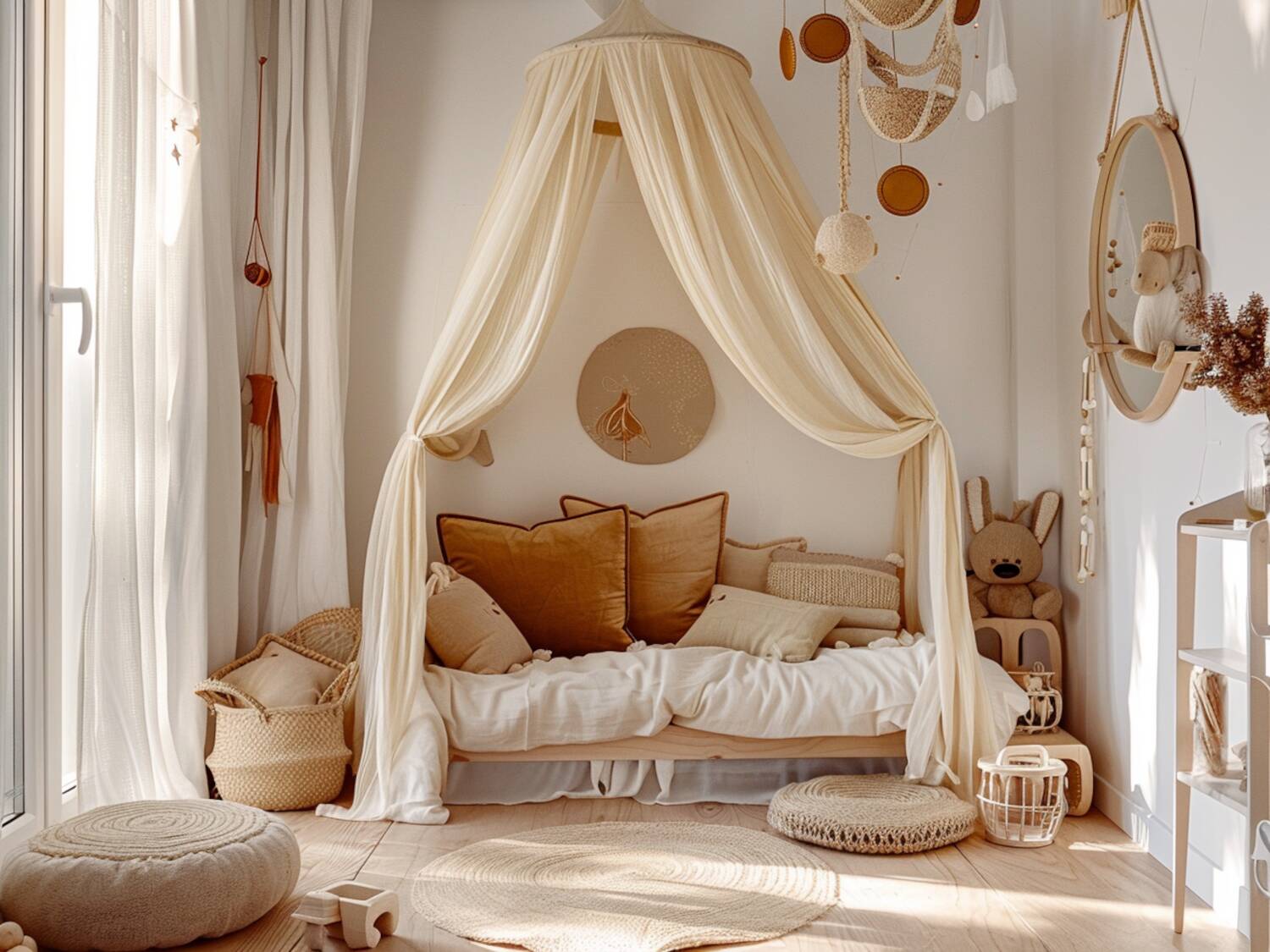 Jak urządzić przestrzeń dziecięcą w stylu glamour z naturalnymi akcentami