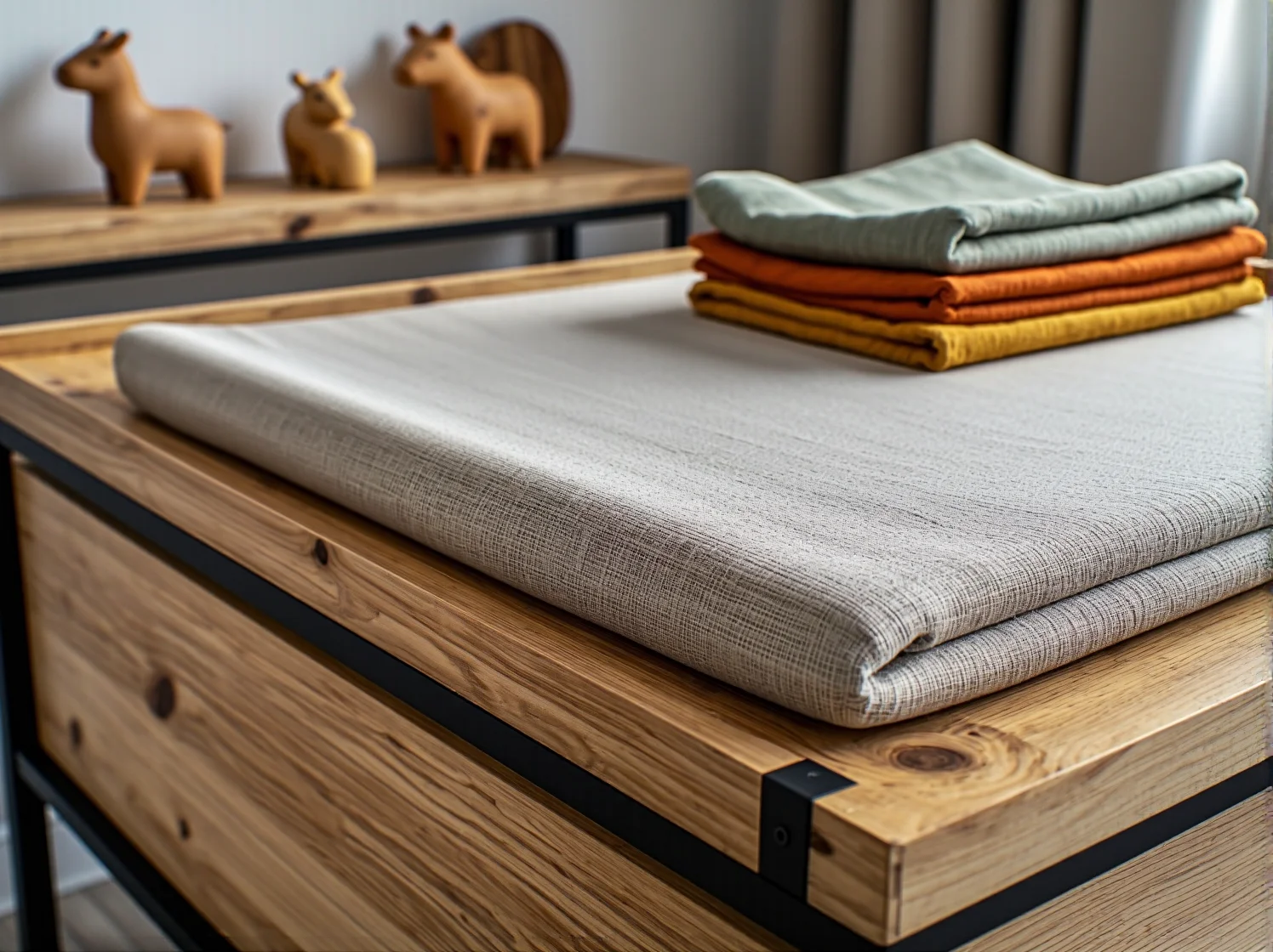 Drewniane meble w pokoju dziecięcym zapewniające trwałość i bezpieczeństwo