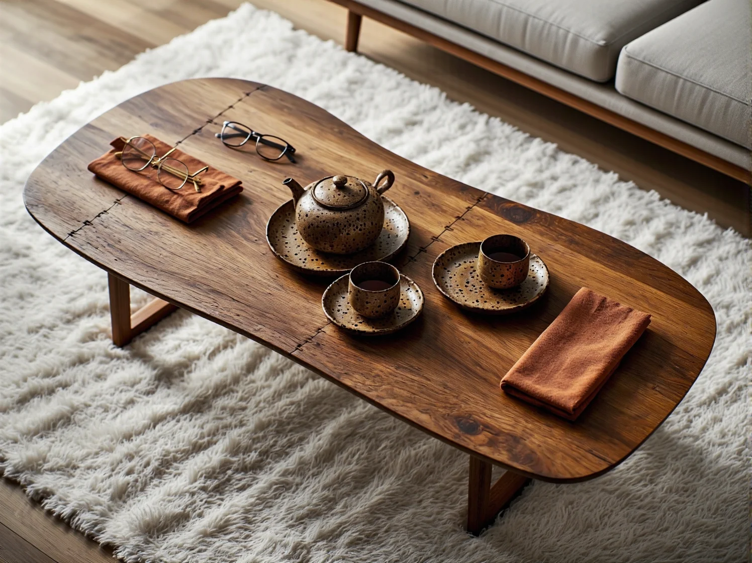 Domowy kącik wypoczynkowy retro z ciepłym oświetleniem, idealny do czytania książek.