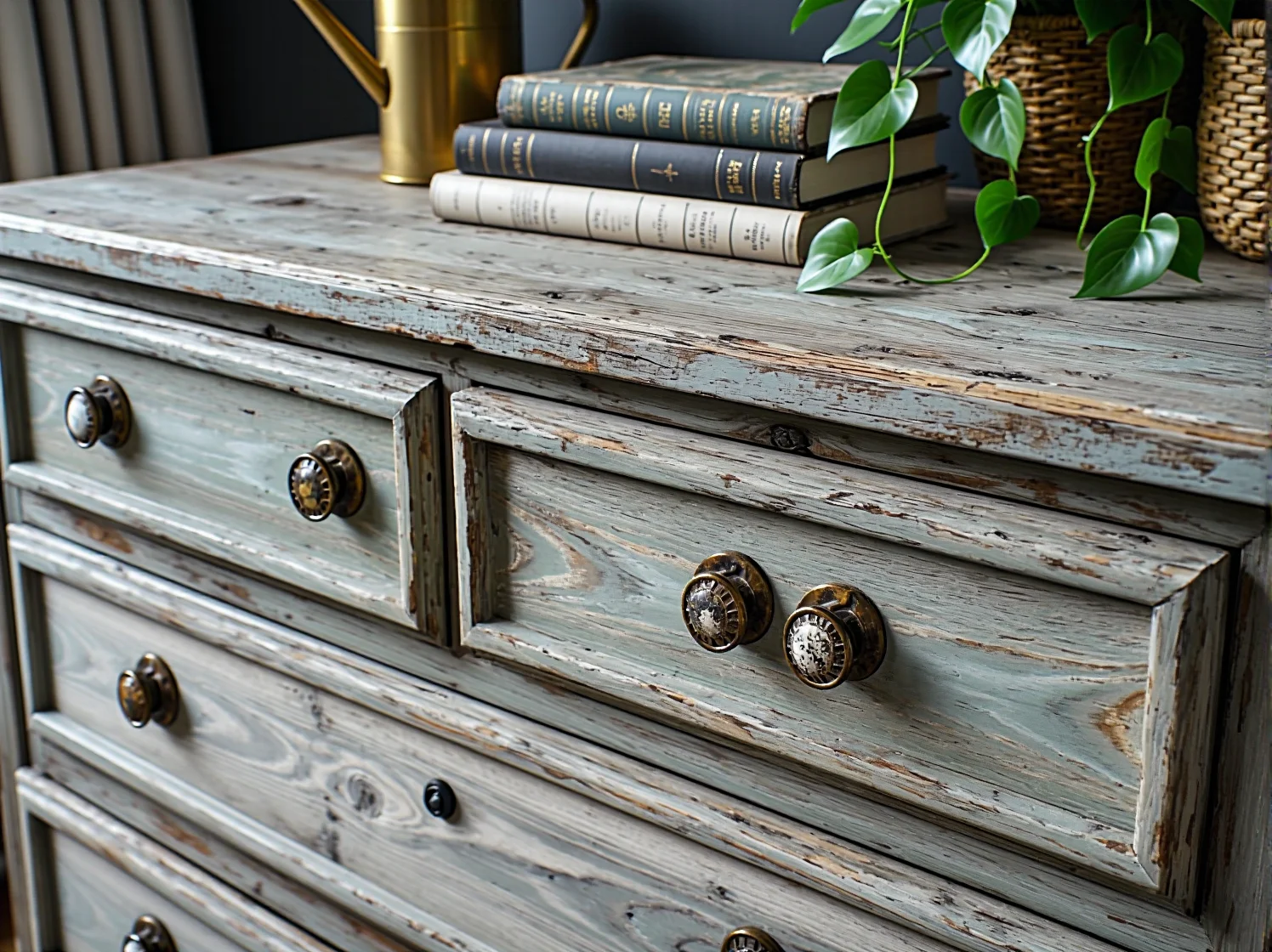 Ręcznie malowane doniczki jako kreatywne projekty DIY w aranżacji domowych przestrzeni.