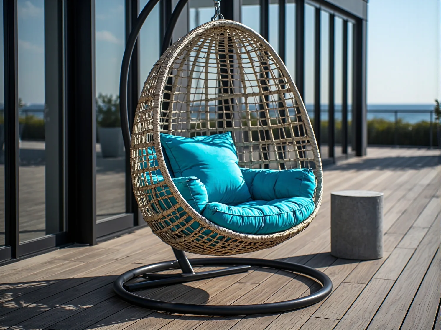 Aluminiowe meble tarasowe przy plaży. Poznaj materiały, których nie zniszczy wilgoć i sól.