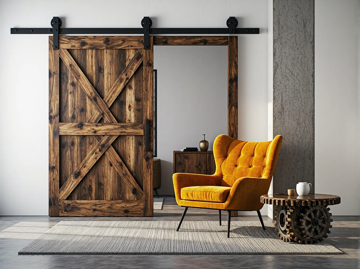 Wielofunkcyjne meble loftowe dostosowane do współczesnych potrzeb.